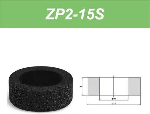 ZP2 Sponge Vacuum Pad, ZP2-T04S-A3 Zp2-T06S-A5 ZP2-T08S-A5 ZP2-T10S-B5 1Pcs(5PCS ZP2-10S) in Saudi Arabia