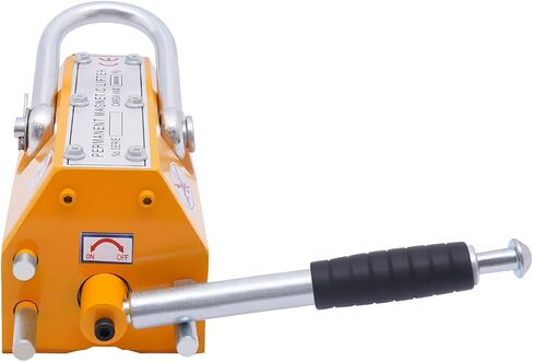 Steel Magnetic Lifter with Release 1320 lbs Pulling Capacity Permanent Lift Magnets Heavy Duty Magnet for Hoist, Block, Shop Crane in Saudi Arabia