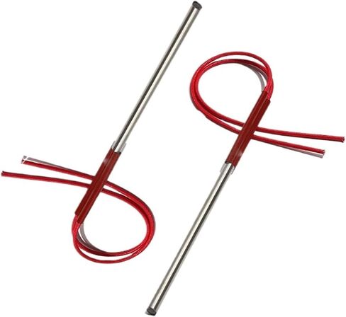 Biran 600W Heat Element Single Single Cartridge Heater 9.5mmmmx225-255mm AC110V/220V/380V 201SUS DRIATING HIDERING RESTORS 5PCS/LOT (220V ، 530W 9.5X225MM) in Saudi Arabia