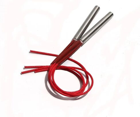 biran 10pcs قالب أنبوب الحرارة الجاف 50-60 مم أنبوب 9 مم تسخين العنصر الكهربائي 120W/130W/110W DC110V/220V/380V (220 فولت ، 130W 9x60mm) in Saudi Arabia