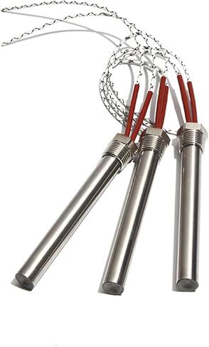 BIRAN DN15mm Thread Cartridge Heater 2000-3000W Heating Element 12mm x 400-600mm(220V,3000W DN15 12x600mm) in Saudi Arabia