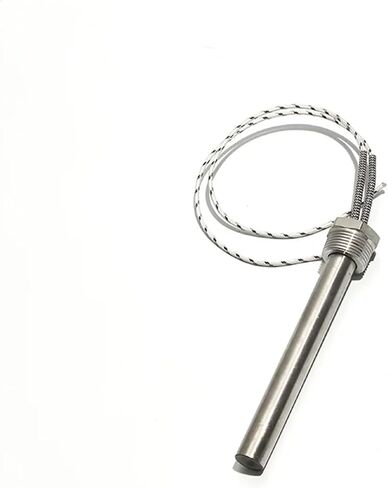 BIRAN DN20mm Thread Cartridge Heater 300-2000W Electric Heating Element 16mm x 100/150/200/300/350mm for Hot Molding Machinery with nut(380V,DN20 16x200mm 1000W) in Saudi Arabia
