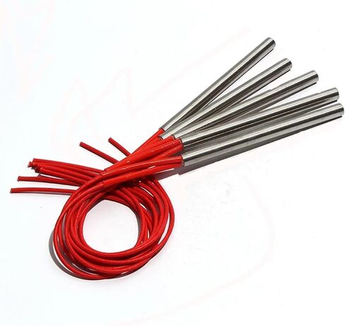 BIRAN AC110V/220V/380V 16x140mm/16x145mm/16x150mm/16x155mm/16x160mm Heating Element Single Ended Tube 560W-640W 5pcs/lot(220V,620W 16x155mm) in Saudi Arabia