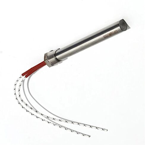BIRAN DN15mm Thread Electric Cartridge Heater for Water 15x100-600mm 220V Heating Element Stainess Steel(DN15 15x350mm 1300W) in Saudi Arabia