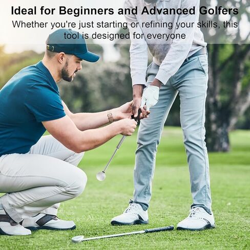 مساعدات التدريب على الجولف ، مدرب تأرجح لتدريب Golf Grip مع فرقة تصحيح وضعية واحدة ومحاكاة للجولف تلسكوبية ، إكسسوارات ممارسة الجولف مثالية للمبتدئين والمحترفين in Kuwait