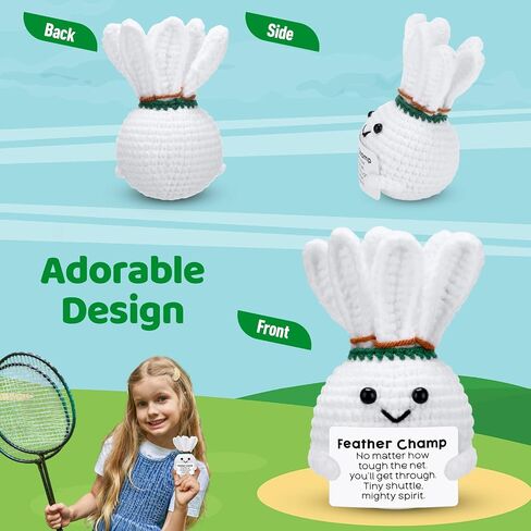 12Pcs Mini Positive Crochet Balls Gifts with Positive Messages Handmade Emotional Inspirational Support Gift Bulk for Women Men Coworker Birthday Graduation Christmas(Basketball) in Saudi Arabia