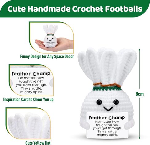 12Pcs Mini Positive Crochet Balls Gifts with Positive Messages Handmade Emotional Inspirational Support Gift Bulk for Women Men Coworker Birthday Graduation Christmas(Basketball) in Saudi Arabia