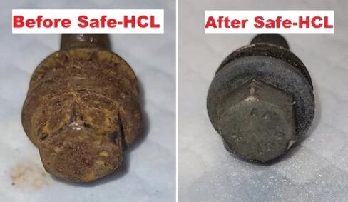 Safe-HCL- (1 Quart, 0.94 Liter) Biologically Safe, Synthetic, Hydrochloric/Muriatic Acid - NO Personal Protective Equipment (PPE) Required in Saudi Arabia