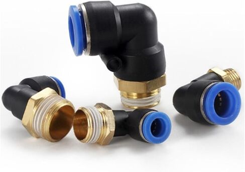 1PCS Air Pipe Fittings 4mm 6mm 8mm 10mm 12mm Hose Tube PL/SL/PB/PLF 1/4" 1/8" 3/8" 1/2"BSPT Male Pneumatic Connector(4-02,SL) in Saudi Arabia