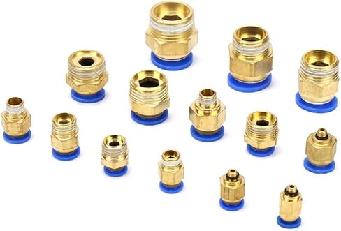 1PCS Air Pipe Fittings 4mm 6mm 8mm 10mm 12mm Hose Tube PL/SL/PB/PLF 1/4" 1/8" 3/8" 1/2"BSPT Male Pneumatic Connector(4-02,SL) in Saudi Arabia