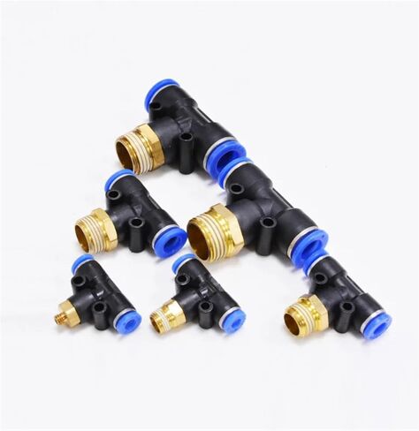 1PCS Air Pipe Fittings 4mm 6mm 8mm 10mm 12mm Hose Tube PL/SL/PB/PLF 1/4" 1/8" 3/8" 1/2"BSPT Male Pneumatic Connector(4-02,SL) in Saudi Arabia