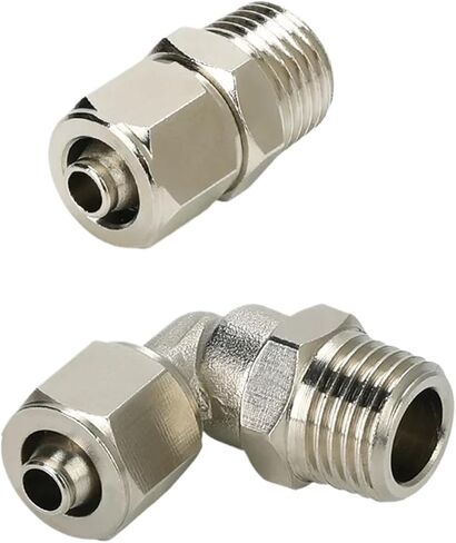 Copper Belt Threaded Nut Air Compressor Hose Quick Connector Socket Connector TKN PC-PL 1PCS(10-01,TKN-PC) in Saudi Arabia
