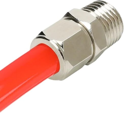 Copper Belt Threaded Nut Air Compressor Hose Quick Connector Socket Connector TKN PC-PL 1PCS(10-01,TKN-PC) in Saudi Arabia