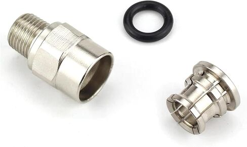 1pcs SL brass nickel-plated pneumatic quick coupling male thread air speed control valve acceleration valve 1/8" 1/4" 3/8" 1/2" M5(Brass SL4-02) in Saudi Arabia