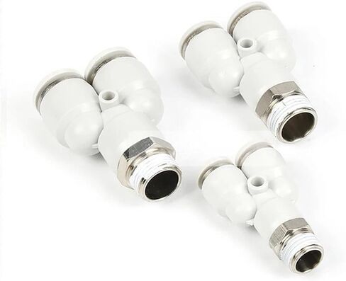 Pneumatic Threaded Connector Quick Release Pipe Fittings PX BSPT 1/4 1/8 1/2 Thread Hose Fitting 6/8/10mm Pneumatic Accessories(6-M5) in Saudi Arabia