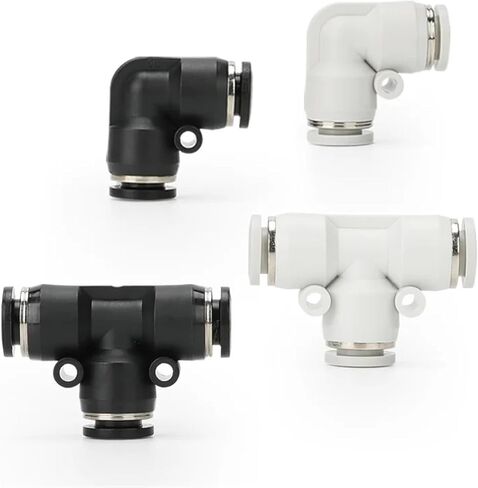 White Mounting Tube Quick Straight Pneumatic Air Duct Coupling Pu 04 06 08 10 12 14 16PU Pneumatic Components(PY,10) in Saudi Arabia