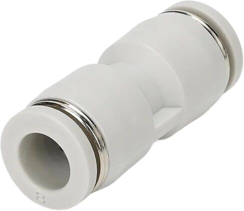 White Mounting Tube Quick Straight Pneumatic Air Duct Coupling Pu 04 06 08 10 12 14 16PU Pneumatic Components(PY,10) in Saudi Arabia