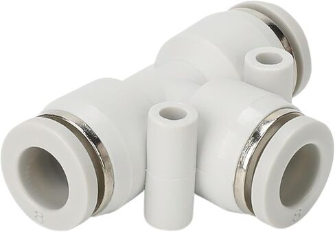 White Mounting Tube Quick Straight Pneumatic Air Duct Coupling Pu 04 06 08 10 12 14 16PU Pneumatic Components(PY,10) in Saudi Arabia
