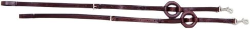 Performers 1st Choice German Style Leather Side Reins - Brown in Saudi Arabia