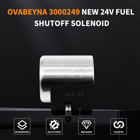 3000249 Solenoid Valve Co-il 24V, Compatible with Hydac 24DG-40-1836 Compatible with Volvo Paver ABG2820, ABG325, ABG3870, ABG5770, ABG5820 HZGladoo in Saudi Arabia
