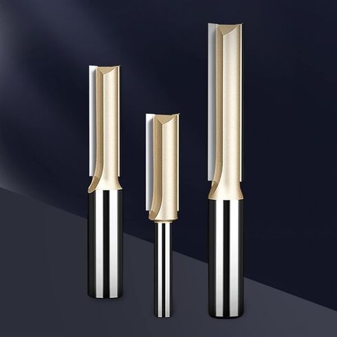 بتات مستقيمة 1/4 1/2 زحف خشب الخشب 1 2 الفلوت طويل الشفرة البت الأداة نهاية العمل الجانبي 1pcs (الحجم: 1-4x5-16) in Kuwait