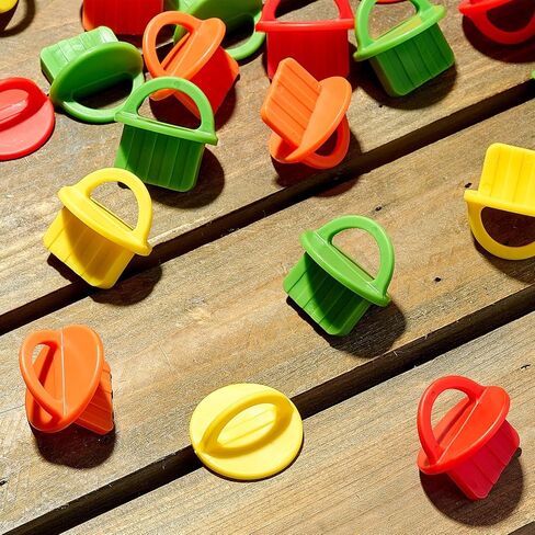 24 Packs 1/8'' 1/4'' 5/16'' 5/32'' Deck Spacer Tool Gap Jig Deck Board Spacer Rings Assorted Easy Pull Guide Tool for Pressure Treated Composite Decking Plank Lumber Hardwood PVC, 4 Colors in Saudi Arabia
