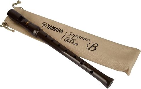 Yamaha Sopranino Sweet Flute في FA مع ثقب واحد ، بني (YRN-22B) in Kuwait