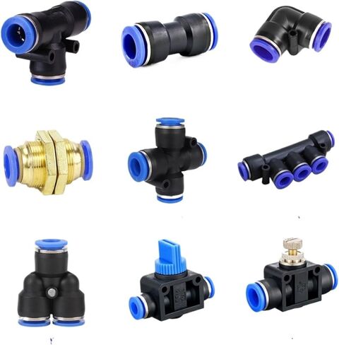 1PCS Pneumatic Fittings PY/PU/PV/PE/HVFF/SA Air Hose Quick Couplings 6mm to 14mm Water Pipe Connector Pneumatic Parts Push in(PZA,14mm) in Saudi Arabia