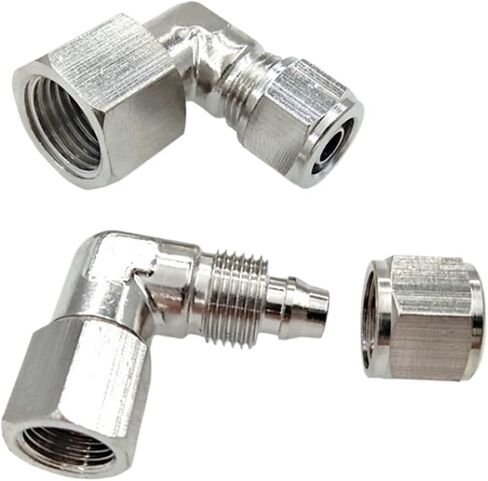 Pneumatic trachea quick twist joint PLF/PL internal and external thread rotating 360 degree PU pipe nylon pipe quick twist joint(PLF6-02) in Saudi Arabia
