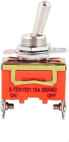 5/10pcs SPST 15A 250V 2 4 6 PIN Terminal on Off تبديل مفتاح Resist Reset Self Rocker Switch Switch KN-1322 (KN-1322،5pcs) in Saudi Arabia