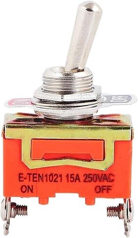 5/10pcs SPST 15A 250V 2 4 6 PIN Terminal on Off تبديل مفتاح Resist Reset Self Rocker Switch Switch KN-1322 (KN-1322،5pcs) in Saudi Arabia