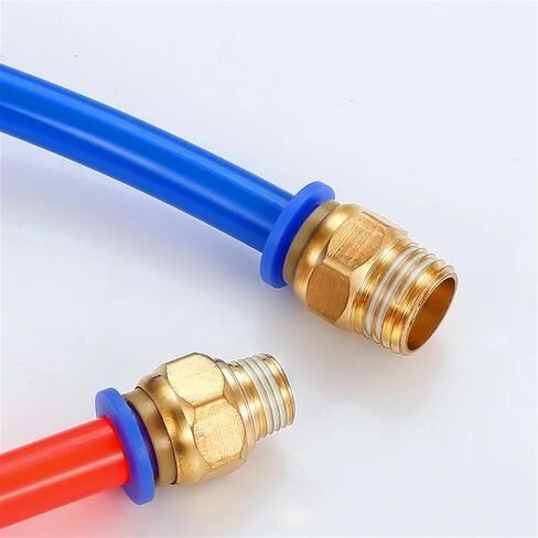 Pneumatic Connectors PC Thread Fitting 4mm 6mm 8mm 10mm Hose Connector PT 1/4 1/8 1/2 Quick Release Connector Pneumatic Parts(6-02) in Saudi Arabia
