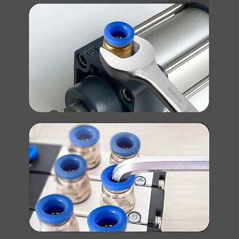 Pneumatic Connectors PC Thread Fitting 4mm 6mm 8mm 10mm Hose Connector PT 1/4 1/8 1/2 Quick Release Connector Pneumatic Parts(6-02) in Saudi Arabia
