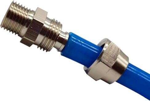 Quick connector For hose Tube Connectors OD pc 4 6 8 10 12 16mm Thread-m5 m6 1/8 3/8 1/2" 1/4"BSPT air pneumatic pipe fittings(KPC6-03,1PCS) in Saudi Arabia
