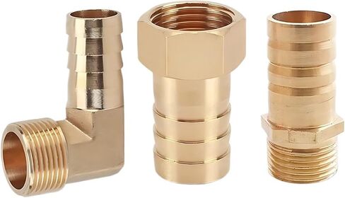 PCF PL Pagoda Connector 6mm 8 10 12 14 16mm خرطوم بربرة الموصل خرطوم خيط الذيل 1/8 1/4 3/8 1/2 BSPT النحاس المناسب (Barb 8mm-1i8 ، PL (20 pcs)) in Saudi Arabia