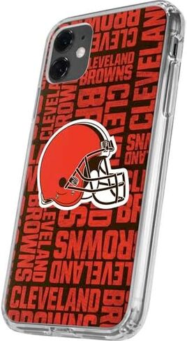 Skinit Clear Phone Case Compatible with iPhone 11 - Officially Licensed NFL Cleveland Browns - Blast Design in Saudi Arabia