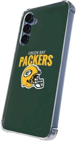 Skinit Clear Phone Case متوافق مع Galaxy S24 - تصميم خوذة NFL Green Bay Packers المرخص رسميًا in Saudi Arabia
