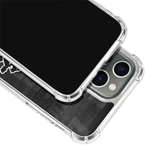 Skinit Clear Phone Case متوافق مع iPhone 14 Pro Max - تصميم NFL Detroit Lions بالأبيض والأسود رسميًا in Saudi Arabia