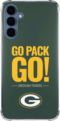 Skinit Clear Phone Case Compatible with Galaxy S24 - Officially Licensed NFL Green Bay Packers Team Motto Design in Saudi Arabia