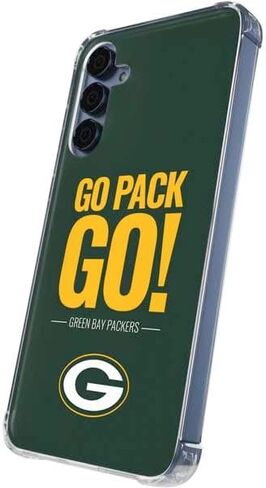 Skinit Clear Phone Case Compatible with Galaxy S24 - Officially Licensed NFL Green Bay Packers Team Motto Design in Saudi Arabia