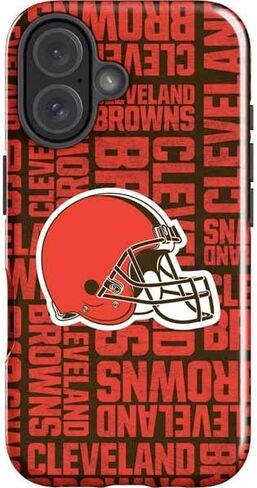 Skinit Impact Phone Case Compatible with iPhone 16 - Officially Licensed NFL Cleveland Browns Design in Saudi Arabia
