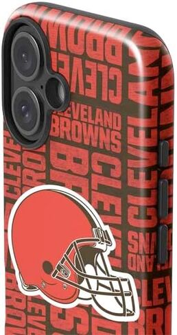 Skinit Impact Phone Case Compatible with iPhone 16 - Officially Licensed NFL Cleveland Browns Design in Saudi Arabia