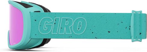 Giro Moxie Ski Goggles - Snowboard Goggles for Women & Youth - Glaze Blue Mica Strap with Amber Pink & Yellow Lenses in Saudi Arabia