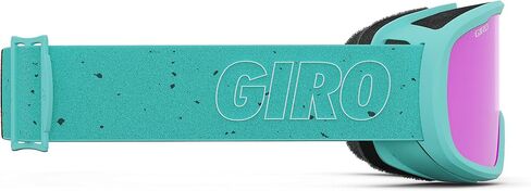Giro Moxie Ski Goggles - Snowboard Goggles for Women & Youth - Glaze Blue Mica Strap with Amber Pink & Yellow Lenses in Saudi Arabia