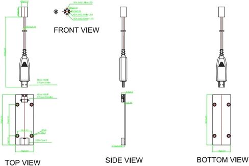 Wide Angle USB Camera 6mm Diameter OV2740 2MP Sensor Endoscope Camera Module in Saudi Arabia