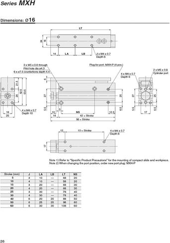 لآلة القناع MXH MXH6 MXH10 MXH16 MXH20 CALIDE PNEUMATIC SLIDE MXH6-5 MXH6-10 MXH6-15 MXH6-20 MXH6-40 MXH6-50 HLH (MXH16 ، STORE 15MM) in Saudi Arabia