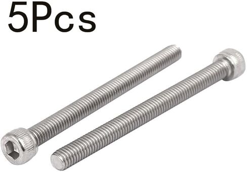 أعلى 6pcs 6pcs M6-1.0 × 80 مم مسامير رأس المقبس السداسي ، و Alen Socket Drive DIN912 ، 304 مسامير آلة استبدال الفولاذ المقاوم للصدأ لتكنولوجيا الدراجات النارية للدراجات. in Saudi Arabia