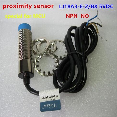 2PCS M18 8MM Sensing DC 5V NPN NO LJ18A3-8-Z/BX-5V CALINRY SENSION SENSOR SWITCOR SWITCOR VOLTAGE 5VDC in Saudi Arabia