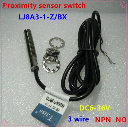 10pc Inductive Proximity Sensor,LJ8A3-1-Z/BX DC6-36V 3Wire NO NPN DC 200mA Proximity Switch Sensor Switch in Saudi Arabia