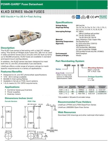 10Pcs Fuse KLKD15 Fuse KLKD 15 10 * 38MM Fast Fuse KLKD 15A 600V Ceramic Fuse in Saudi Arabia